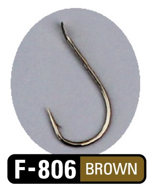 Kabliukai SASAME F-806 TOMARU Brown