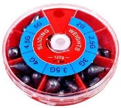 Slankiojantys svareliai su kembriku ATORA 120g