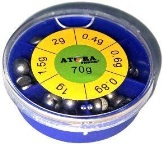 Užspaudžiami svareliai ATORA 70g