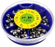 Užspaudžiami svareliai ATORA 120g
